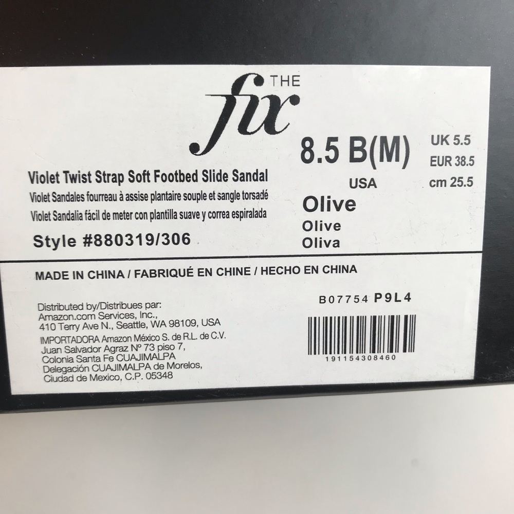 The fix twist strap soft bed slide sandal new! - Picture 6 of 6